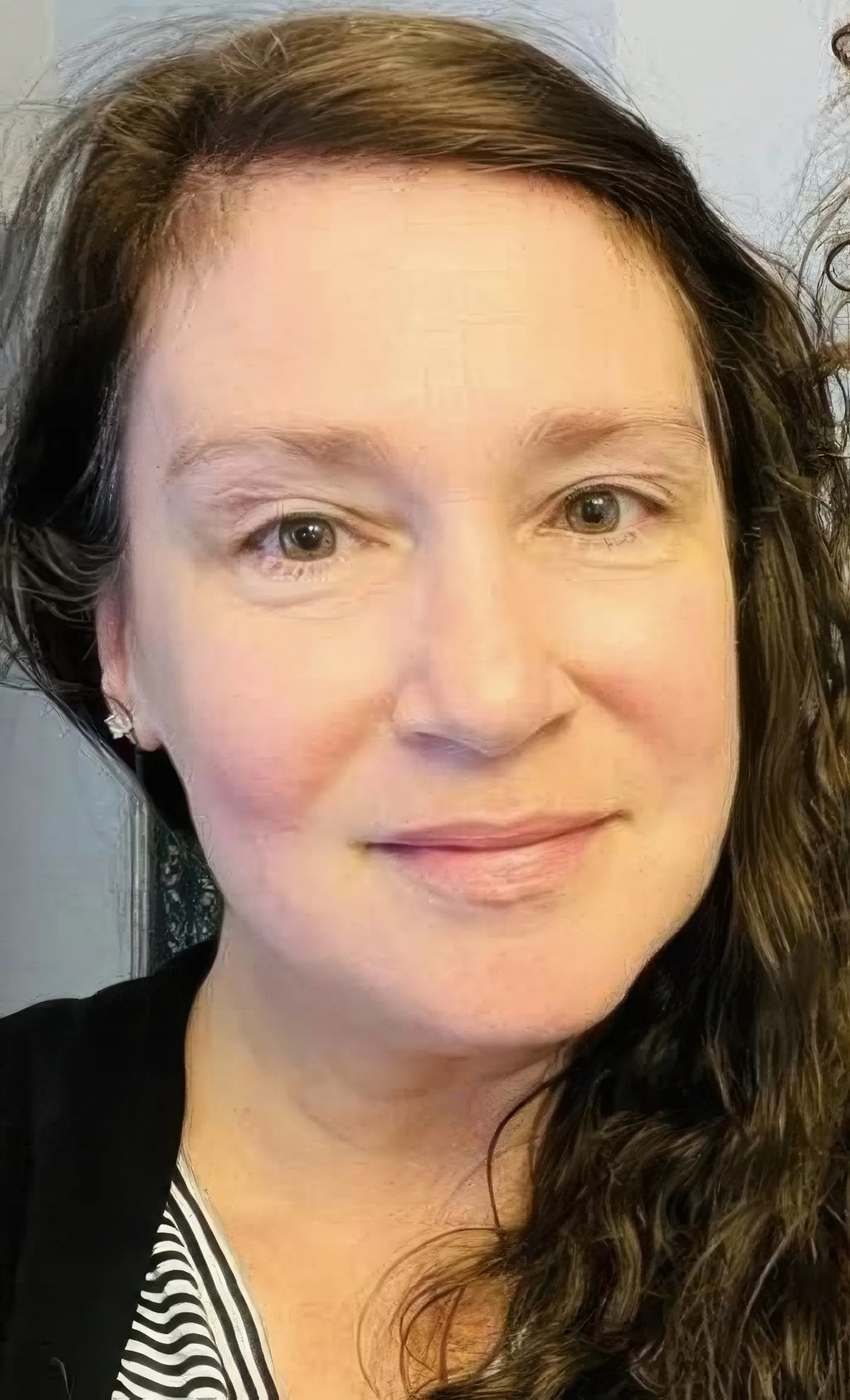 Close-up portrait of Sophia Garder smiling