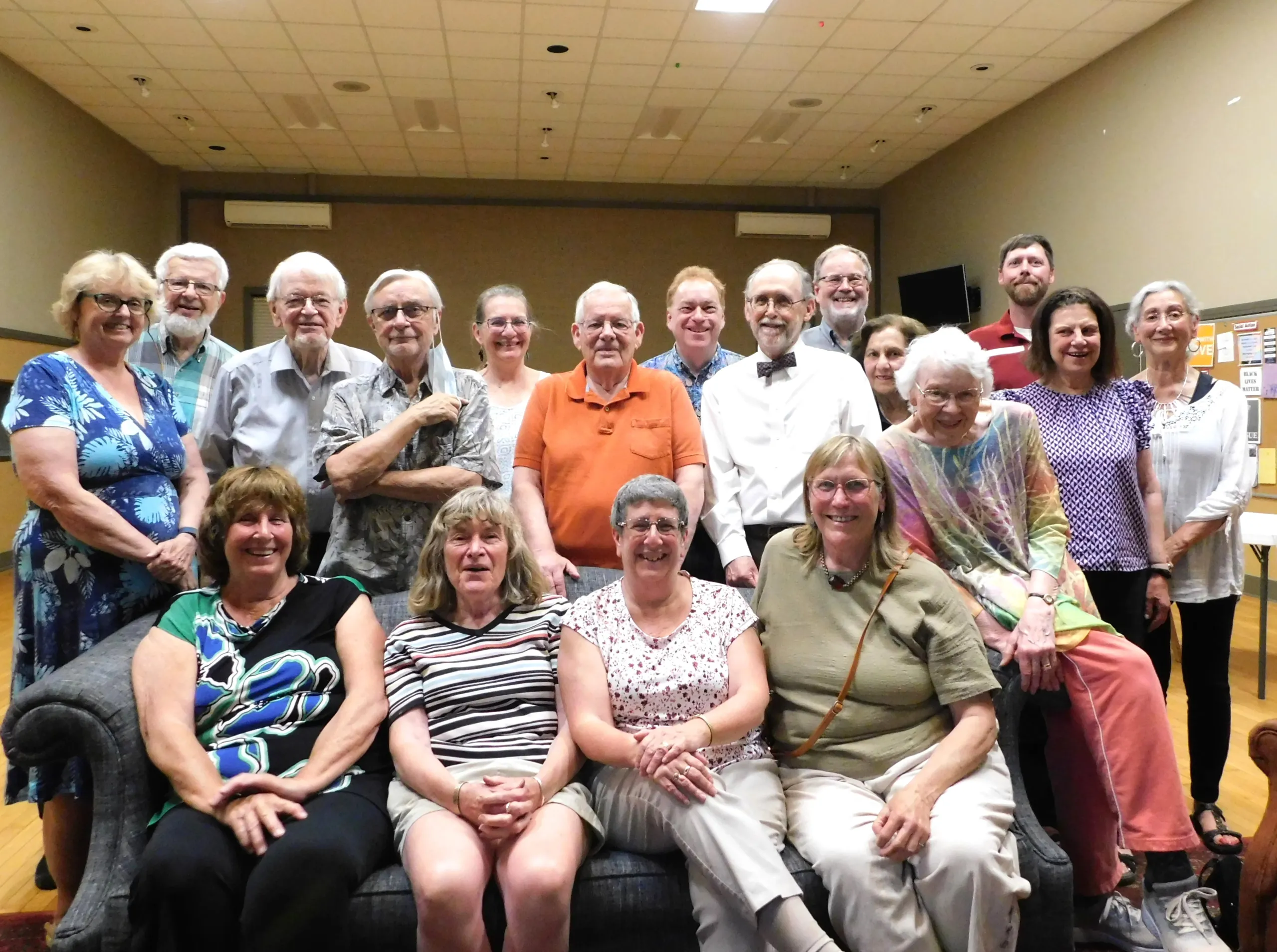 Group photo of the 2024 John Cross Award recipients posing together indoors